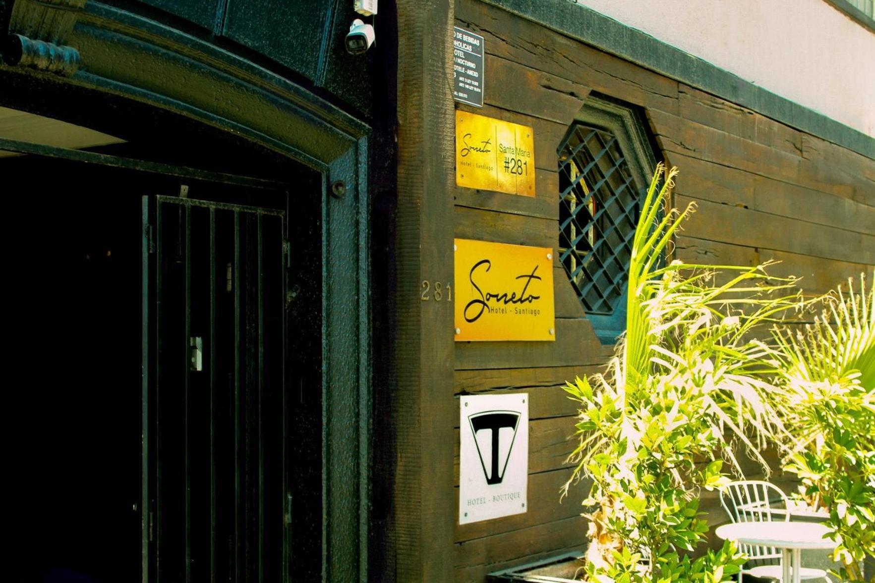 Hotel Sonetto Santiago Exterior foto
