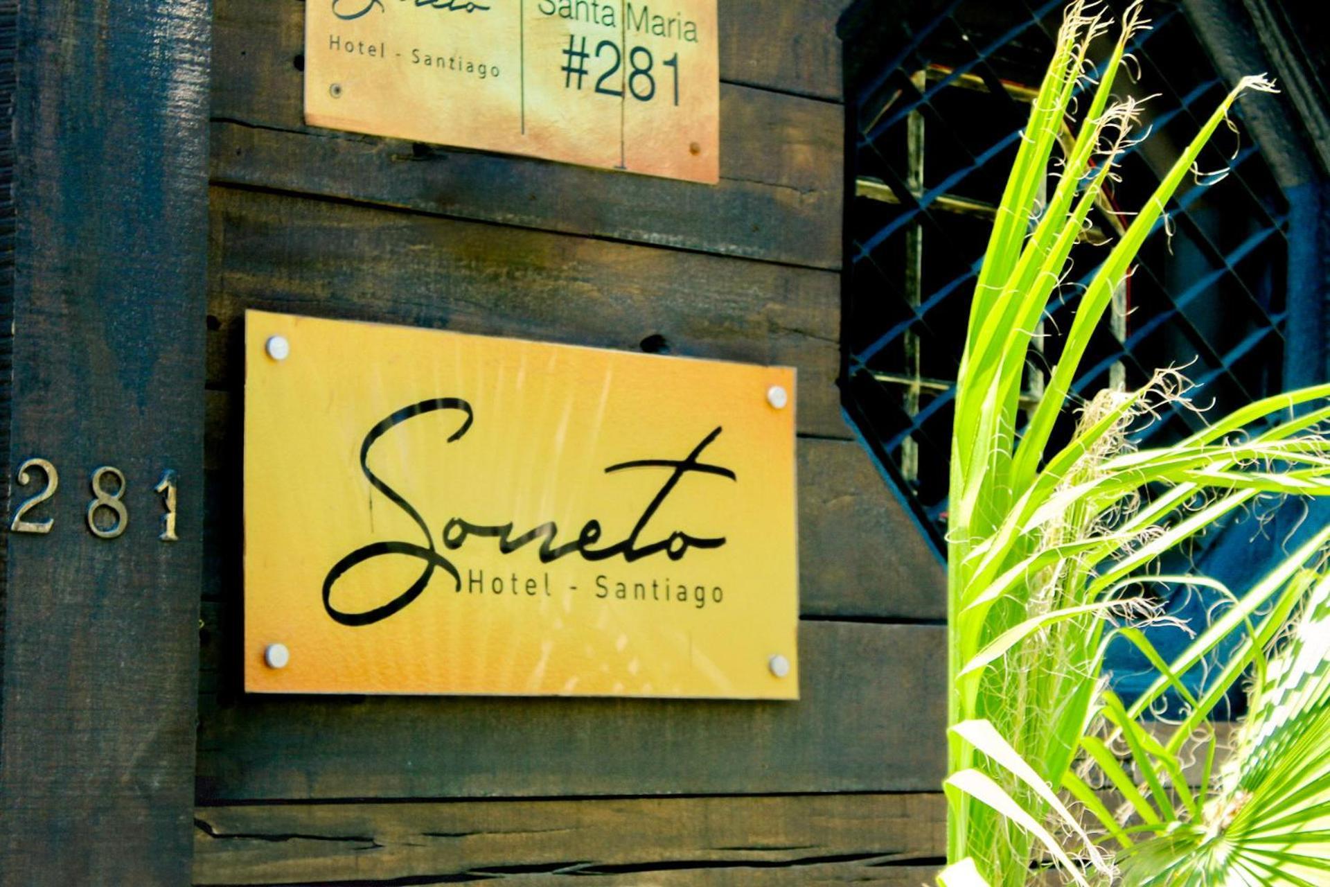 Hotel Sonetto Santiago Exterior foto
